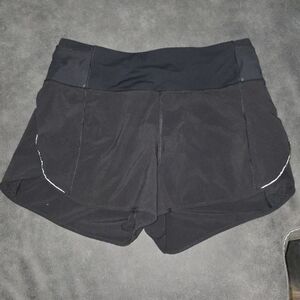 Women's Black Lululemon Athletic Shorts
